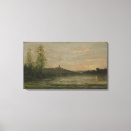 The Seine Morgon Charles-François Daubigny Canvastryck