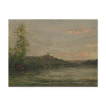 The Seine Morgon Charles-François Daubigny Print