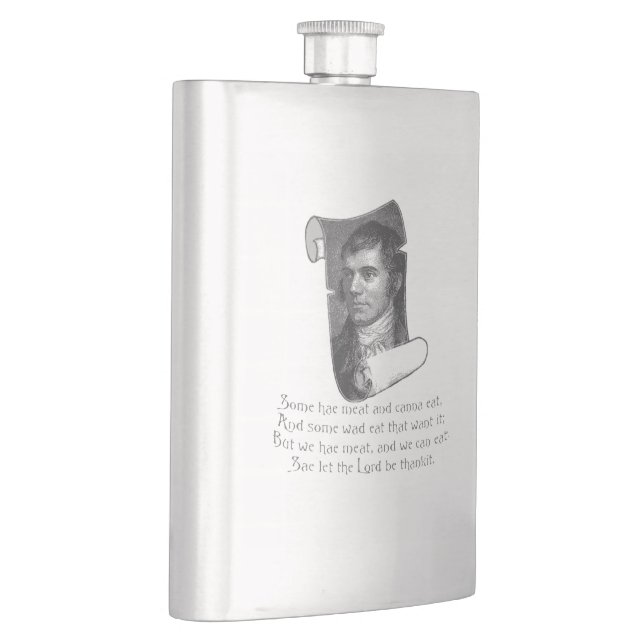 The Selkirk Grace Burns Night Supper Prayer Grey Fickplunta (Höger)
