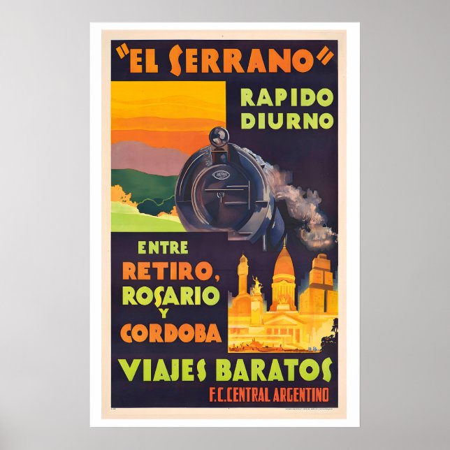 The Serrano Retreat Rosario and Cordoba Argentina Poster (Framsidan)