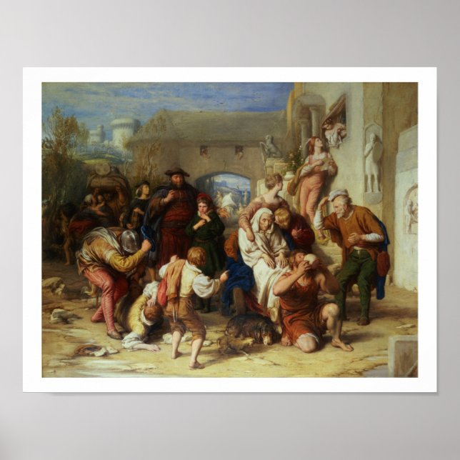 The Seven Ages of Man, 1835-8 (olja) Poster (Framsidan)