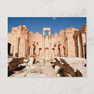 The Severan Basilica, Leptis Magna, Al Khums 2 Vykort