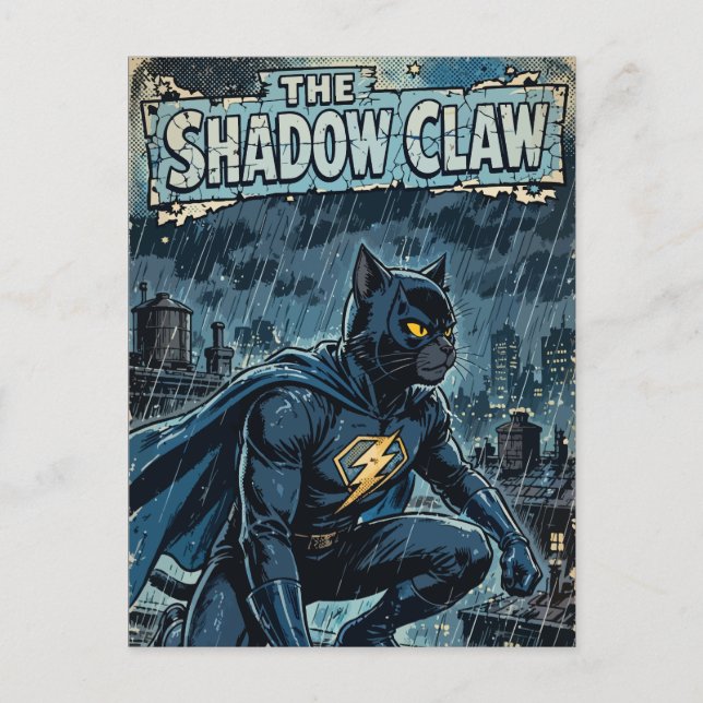 The Shadow Claw: Night of the Storm Vykort (Framsida)