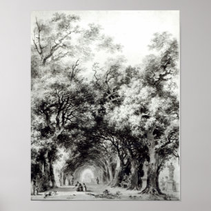 The shady alley, 1773-74 poster