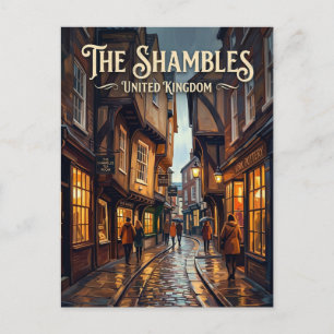 The Shambles Storbritannien Vykort