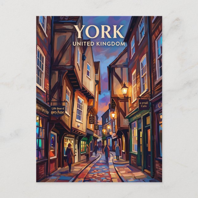 The Shambles Storbritannien Vykort (Framsida)