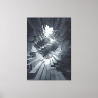 The Shape of Collapsed Steps × The Shape of Layere Canvastryck