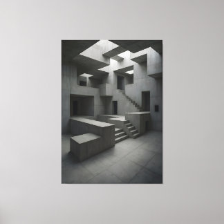 The Shape of Silent Blocks × The Shape of Withheld Canvastryck