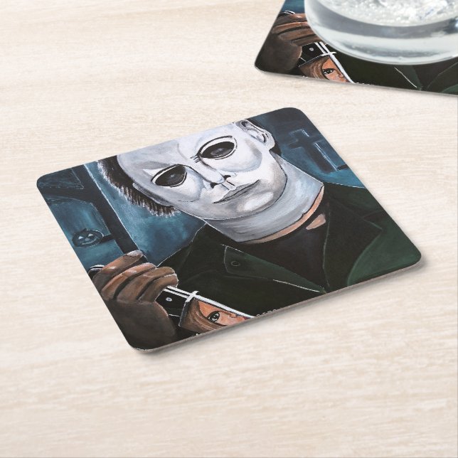 The Shape Painting by Alfred Fox Underlägg Papper Kvadrat (Vinklad)