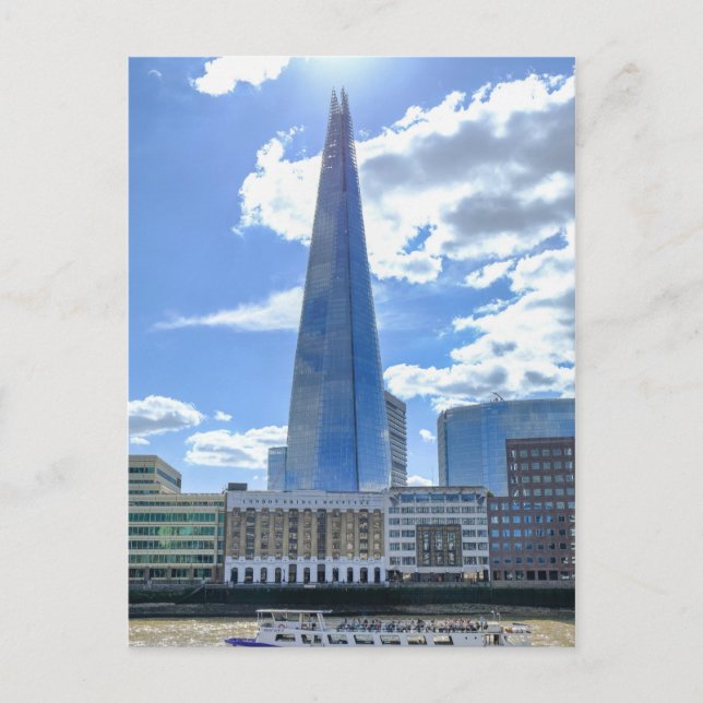 The Shard, London UK Postcard Vykort (Framsida)