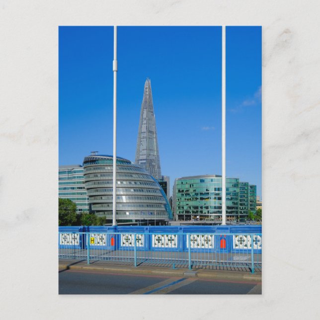 The Shard, London UK Postcard Vykort (Framsida)