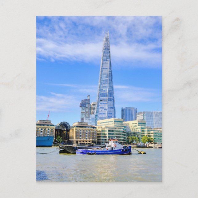 The Shard, London UK Postcard Vykort (Framsida)