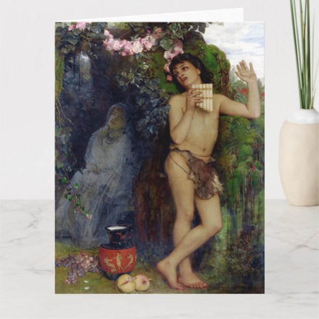 The Shepherd's Lament finkonst gratulationskort Kort (Framsida)