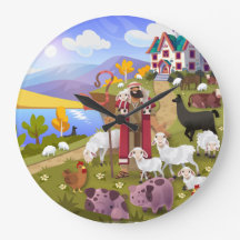 The Shepherd's Song Wall Clock