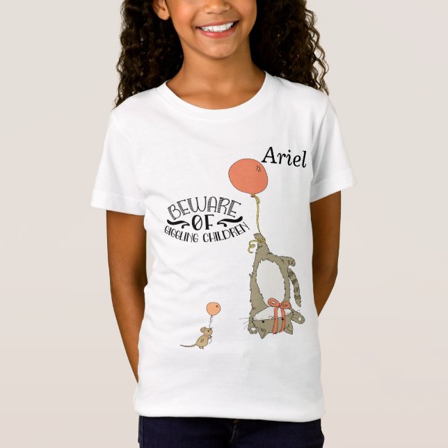 The Shirt for Young Girl med mus & Cat T (Framsida)