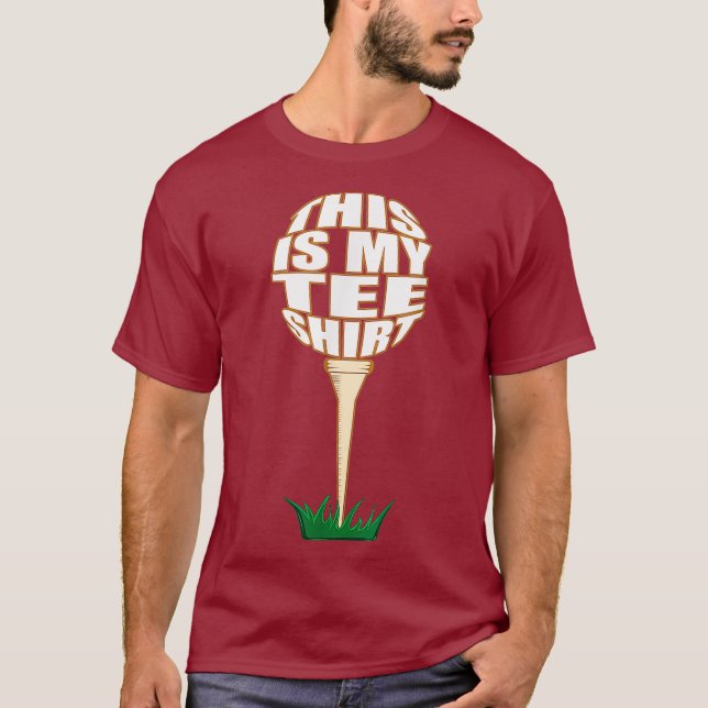 The Shirt Funny Golf. Det här är min Golfer T (Framsida)