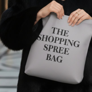The Shopping Spree Tote Bag Tygkasse