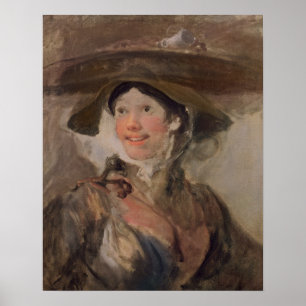 The Shrimp Girl, 1745 Poster