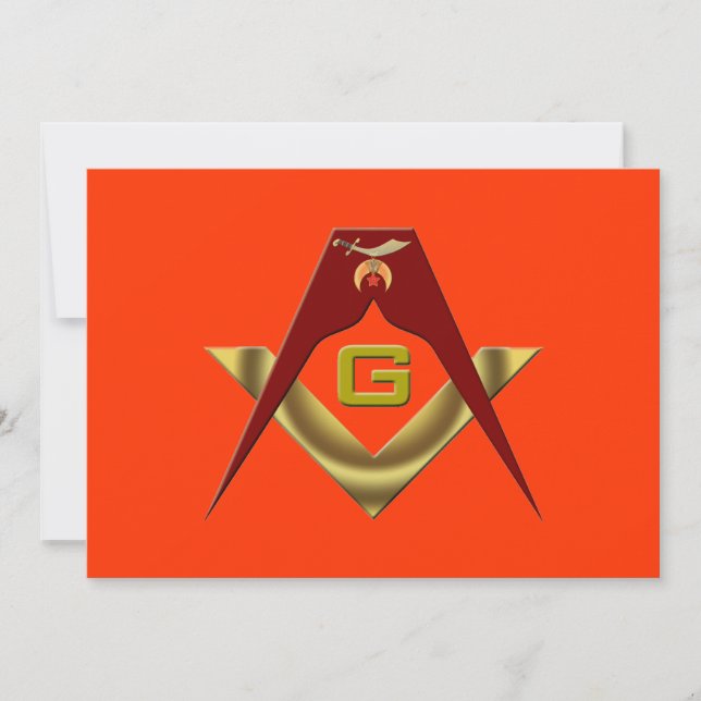 The Shrine, Freemason-inbjudan Inbjudningar (Framsida)