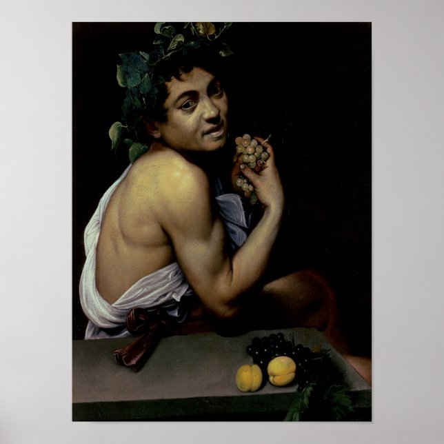 The Sick Bacchus, 1591 Poster (Framsidan)