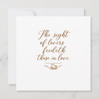 The Sight of Lovers Inbjudningar