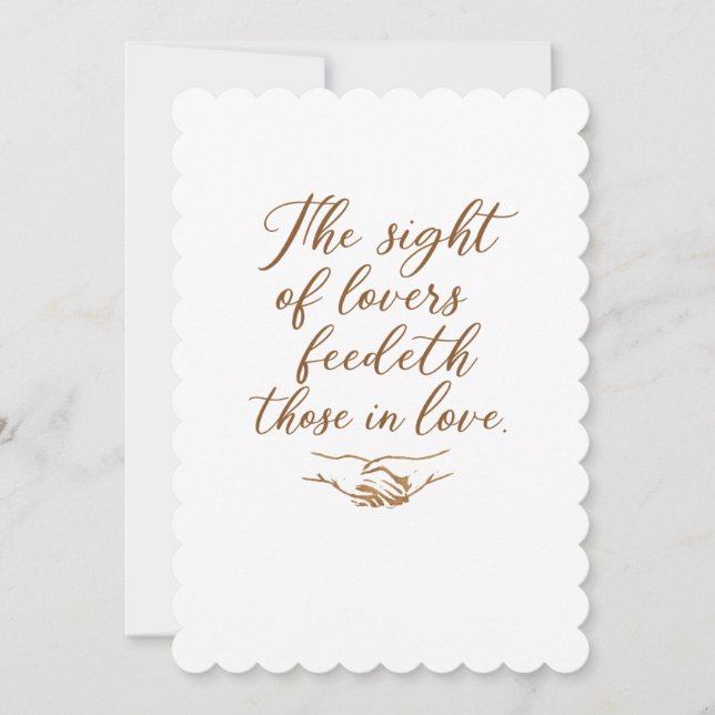 The Sight of Lovers  Spara Datumet (Framsida)