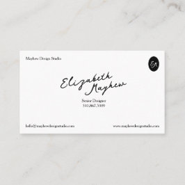 The Signature Script - minimalistisk visitkort