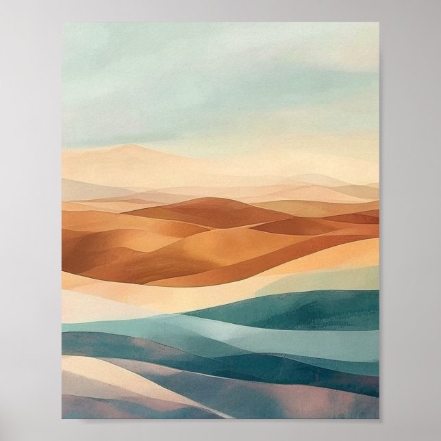 The Silent Resonances of a Sun-Drenched Horizon Poster (Framsidan)