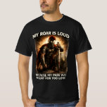 The Silent Warrior: Resilience and Strength  T Shirt<br><div class="desc">"Strength is not measured by what you show to others, but by what you silently overcome." This epic design embodies the spirit of a warrior who endured countless silent battles, ultimately emerging with indomitable strength. The design features a warrior in legendary attire, standing resolute, accompanied by the heartfelt phrase: "MY...</div>