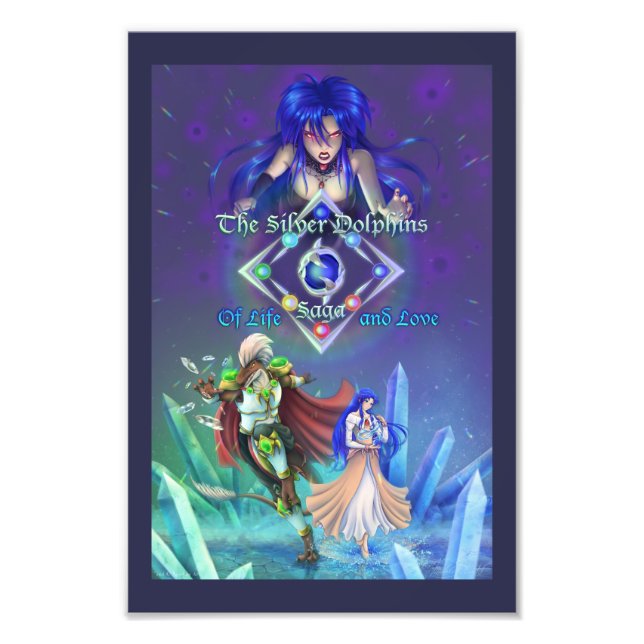 The Silver Dolphins Saga: Om liv och kärlek  Fototryck (Framsidan)