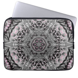The Silver Fractal Garden Laptop Fodral