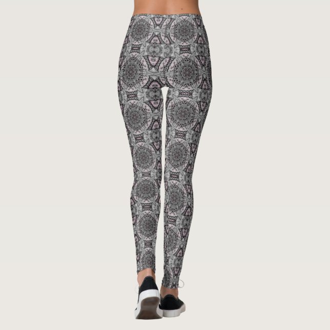 The Silver Fractal Garden Leggings (Baksida)
