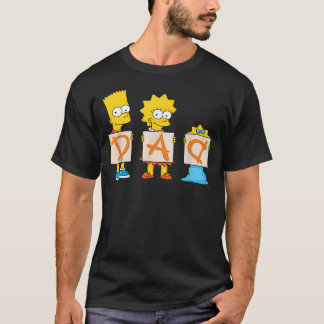 The Simpsons Fars Dag Bart Lisa Maggie Pappa T Shirt