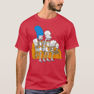 The Simpsonzz Skeletons Treehouse of Horror Couch T Shirt