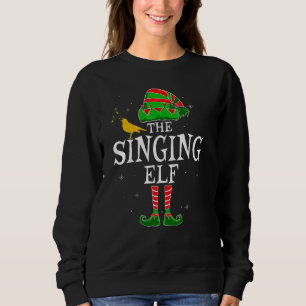 The Singing Elf Group Matchande Familj Jul Si T Shirt