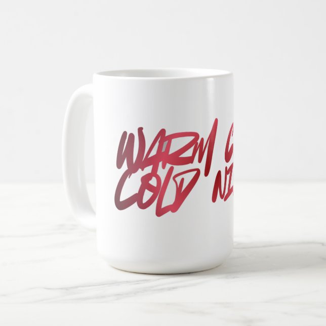 The Single Girl of Winter Nights — Ceramic Edition Kaffemugg (Framsida vänster)