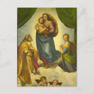 The Sistine Madonna, 1512-1513 by Raphael Vykort