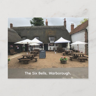 The Six Bells, Warborough, Oxfordshire Vykort