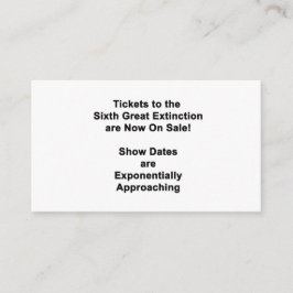 The Sixth Great Extinction Enclosure Card Tilläggskort