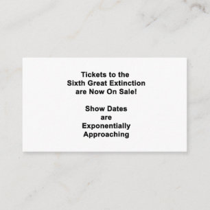 The Sixth Great Extinction Enclosure Card Tilläggskort