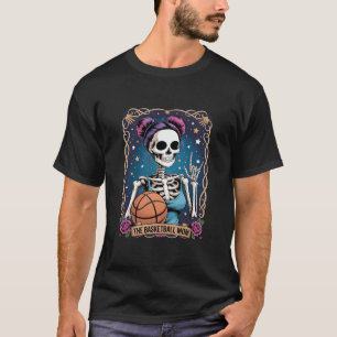 The Sketll Mom Tarot Skelett Rolig T Shirt