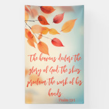 The Skies Proclaim His Glory Psalm 19:1