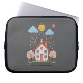 The sky cried with happiness laptop fodral