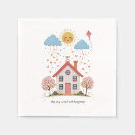 The sky cried with happiness pappersservett