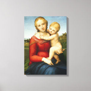 The Small Cowper Madonna, c.1505 (olja på panelen) Canvastryck