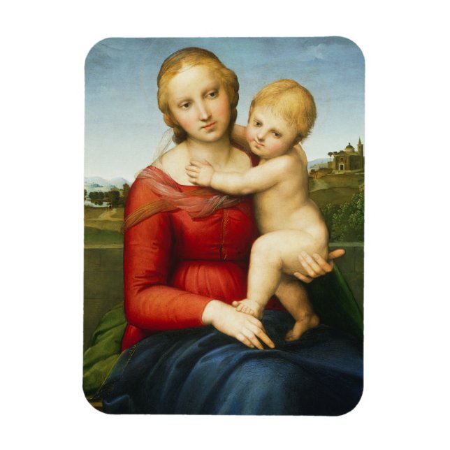 The Small Cowper Madonna, c.1505 (olja på panelen) Magnet (Vertikal)