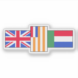 The small flags of South Africa flag, Africa Klistermärken