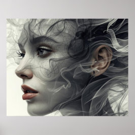 The Smokey Veil on a Square Wall Poster