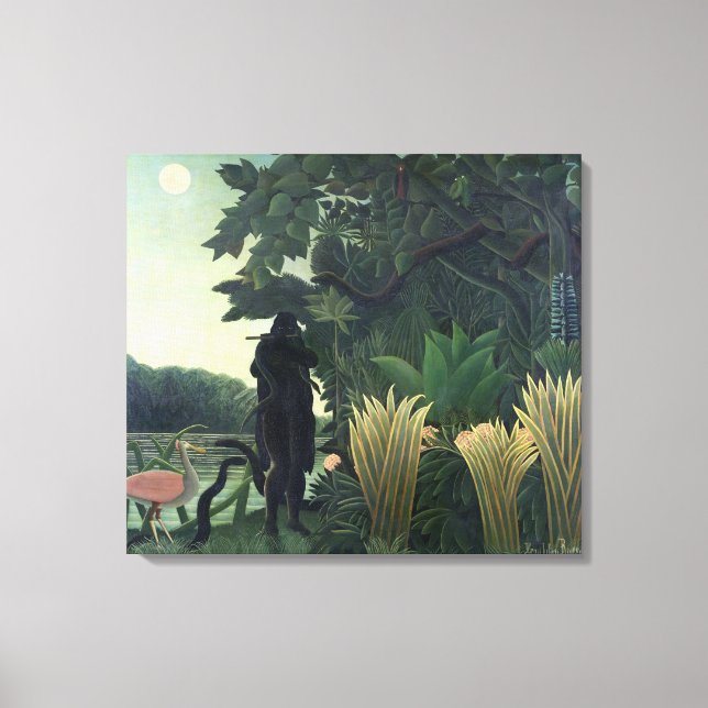 The Snake Charmer, 1907 Canvastryck (Framsida)