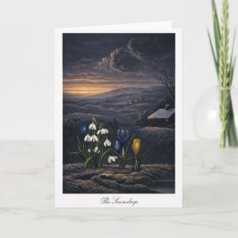 The Snowdrop — Modern Botanical Reinterpretation Kort